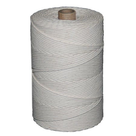 T.W. Evans Cordage Co. No. 4-1/2 x 950 ft. Polished Beef 2 lb. Cotton Twine Tube 09-452